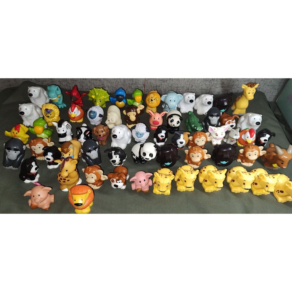 Fisher-Price Little People Animal Lot of 63 Figures
